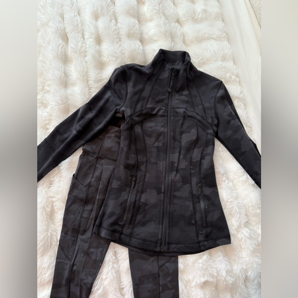 Lululemon Black Camouflage Jacket